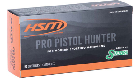 HSM PRO PISTOL 500 SW MAG - 400GR JSP 20RD 25BX/CS