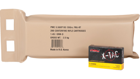 PMC 5.56X 55GR FMJ-BT 200RD - BATTLE PACK 5BP/CA