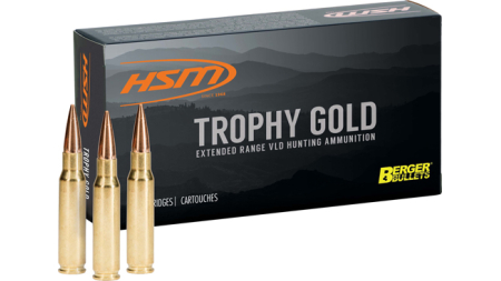 HSM TROPHY GOLD 6.5 PRC - 130GR BERGER VLD 20RD 25BX/CS