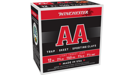 WINCHESTER AA 12GA 2.75" - 1-1/8OZ #7.5 1145FPS 250R CASE
