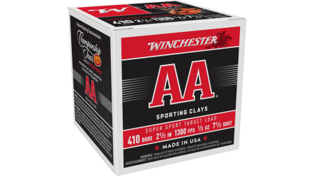 WINCHESTER AA 410 2.5" 1/2OZ - #7.5 1300FPS 250RD CASE LOT