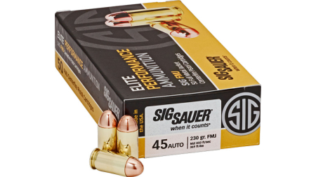 SIG AMMO 45ACP 230GR FMJ 50RD - 20BX/CS