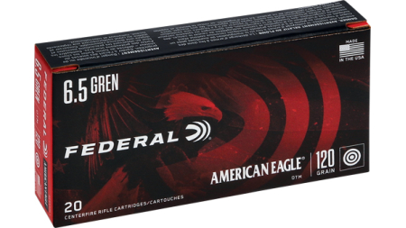 FEDERAL AE 6.5 GRENDEL 120GR - OTM 20RD 10BX/CS