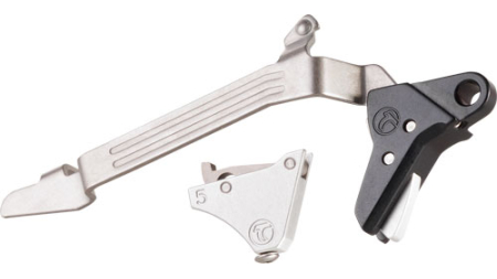 TIMNEY TRIGGER ALPHA FOR GLOCK - GEN 5 LARGE FRAME SILVER