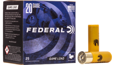 FEDERAL GAME LOAD 20GA 2.75" - 7/8OZ #6 1210FPS 250RD CASE