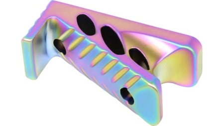GUNTEC AR15 MICRO ANGLE GRIP - RAINBOW PVD COATED