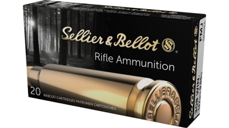 S&B 308 WIN 147GR FMJ - 20RD 25BX/CS