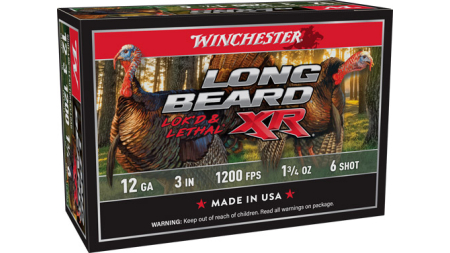 WINCHESTER LONG BEARD XR 12GA - 3" 1-3/4OZ #6 10RD 10BX/CS