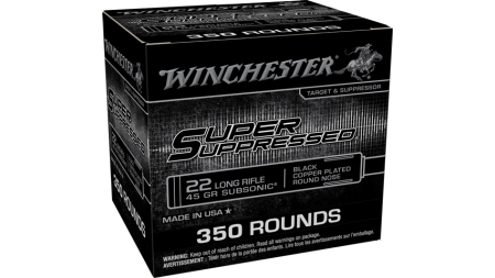 WINCHESTER 22LR 45GR SUBSONIC - 1090FPS 350RD 4BX/CS