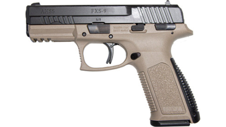 American Tactical ATIGFXS910TAN FXS-9 9mm 4.1" 10 Rounds Tan