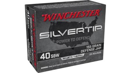 WINCHESTER SILVERTIP 40 SW - 155GR HP 20RD 10BX/CS