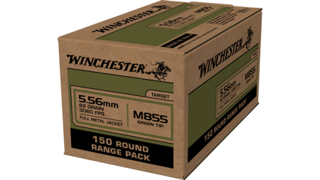 WINCHESTER USA 5.56X45 62GR - GREEN TIP 600RD CASE LOT