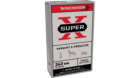 WINCHESTER SUPER-X 243 WIN - 80GR JSP 20RD 10BX/CS