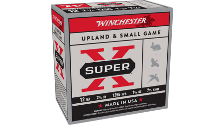 WINCHESTER SUPER-X 12GA 2.75" - 1-1/8OZ #7.5 1255FPS 250R CASE