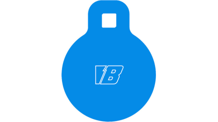 BASH TARGET AR500 GONG TARGET - ROUND 3"-1/2" THICK