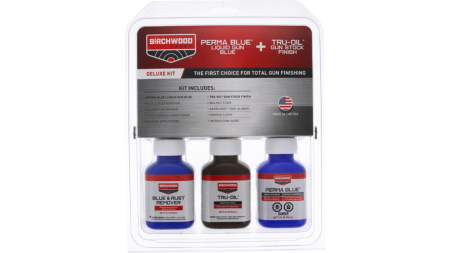 B/C DELUXE PERMA BLUE/TRU-OIL - COMPLETE FINISHING KIT