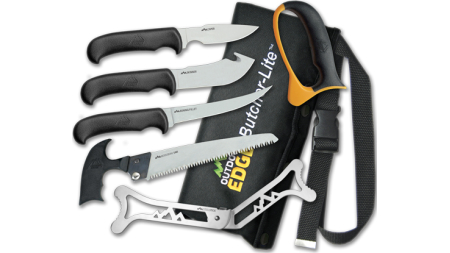 OUTDOOR EDGE BUTCHER LITE 8-PC - ROLL-PAK GAME PROCESSING KIT