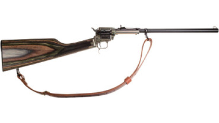 Heritage Manufacturing Rancher Carbine BR226CH16HS-LS .22LR 6 Rounds 16" Case Hardened/Laminate Stock w/ Leather Sling