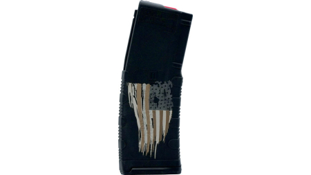 BLACK RAIN MAGAZINE AR15 30RD - 5.56" TATTERED FLAG ETCHED