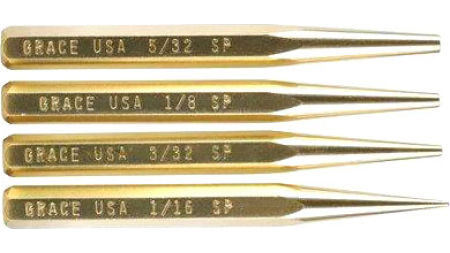 GRACE USA PUNCH SET - STARTER PUNCH SET OF 4 BRASS