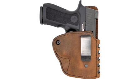 VERSACARRY CMPND HOLSTER IWB - KYDEX LEATHER RH SIG P365 BRN