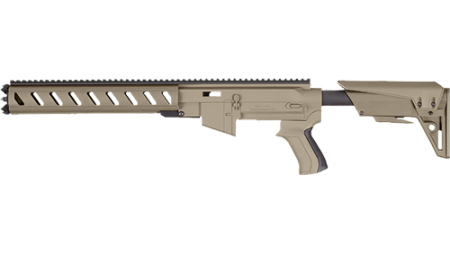 ADV. TECH. RUGER AR22 STOCK - SYSTEM W/ 6 SIDED FOREND FDE