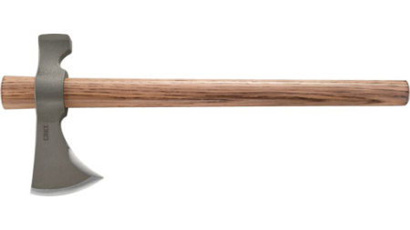 CRKT WOODS CHOGAN T-HAWK 3.5" - AXE W/HAMMER 19" WOOD HANDLE