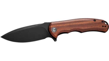 CIVIVI KNIFE PRAXIS 3.75" - CUIBOURTIA WOOD/BLACK STNWSH