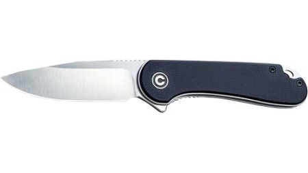 CIVIVI KNIFE ELEMENTUM 2.96" - BLACK G10/SATIN D2 LINER LOCK