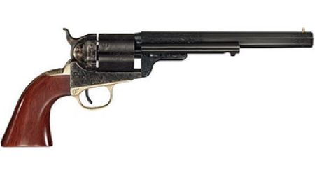 Cimarron CA925WBH 1851 Richards-Mason Conversion 7.5" .38 Special 6 Rounds Blued w/ Wild Bill Hickok Engraving