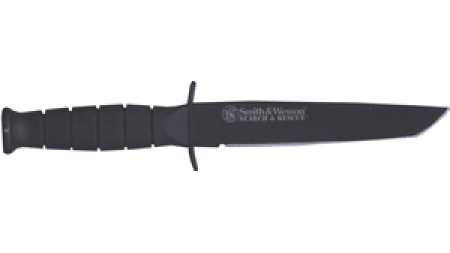 S&W KNIFE OPS SURVIVAL W/TANTO - 6" FIXED BLADE BLACKENED S/S