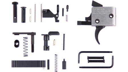 CMC AR15/AR10 LOWER PARTS KIT - WITH 3-3.5LB CURVED TRIGGER