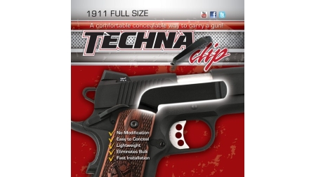 TECHNA CLIP HANDGUN RETENTION - CLIP COLT 1911&COMMANDER RIGHT