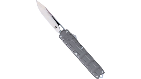 COBRATEC OTF ENFORCER GREY - 3.25" M390 DROP POINT