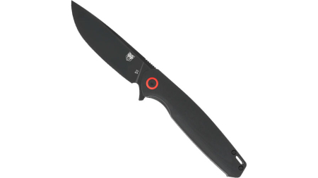 COBRATEC RATH 3.5" FOLDER - BLACK D2 BLACK BLADE