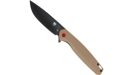 COBRATEC RATH 3.5" FOLDER - BROWN D2 BLACK BLADE