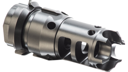 LANTAC DRAGON MUZZLE BRAKE 223 - 1/2-28 DEAD AIR KEYMO WOLFMAN