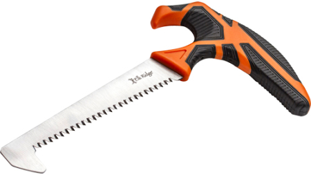 MC ELK RIDGE TREK 5" T-HANDLE - SAW WITH SHEATH BLK/ORG/SS