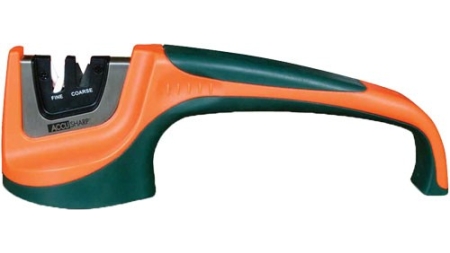 ACCUSHARP PULL THROUGH - SHARPENER ORANGE/GREEN