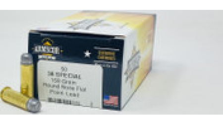 Armscor 38 Special Ammunition FAC38-5-N 158 Grain Lead Round Nose Flat Point 50 Rounds