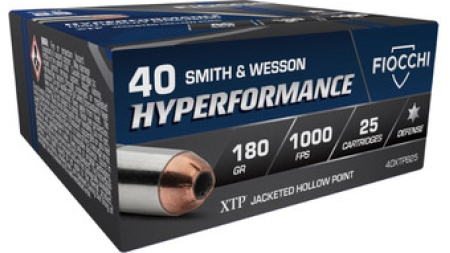 Fiocchi 40 S&W Extrema Ammunition FI40XTPB25 180 Grain XTP Jacketed Hollow Point 25 Rounds