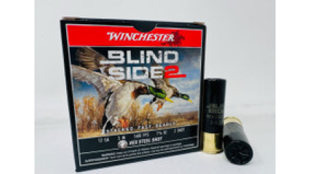 Winchester 12 Gauge Ammunition Blind Side 2 XBS1232 3" #2 Hex Steel Shot 1-3/8oz 1400fps 25 Rounds