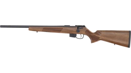 ANSCHUTZ 1761L D HB 17HMR - 20" BLUED/WALNUT CLASSIC LH