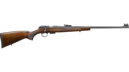 CZ 457 LUX 17HMR 24.5" - BLUED BARREL WALNUT STOCK