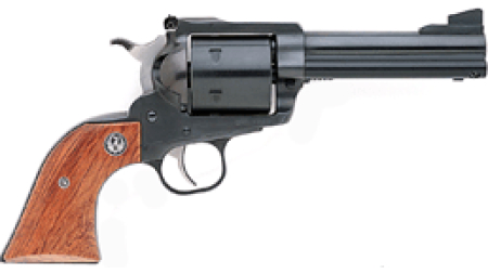 RUGER SUPER BLACKHAWK 44MAG - 4-5/8" AS BLUED HARDWOOD