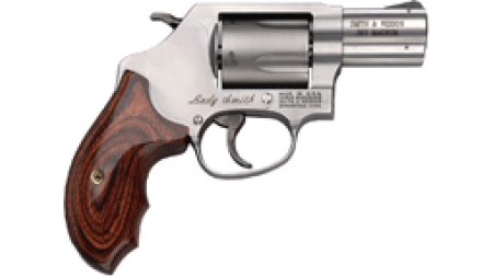 S&W 60LS 357 2.125" FS 5-SHOT - SS ROUND BUTT WOOD COMBAT