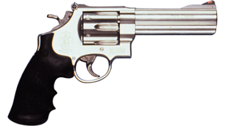 S&W 629 44MAG 5" AS 6-SHOT - STAINLESS STEEL RUBBER