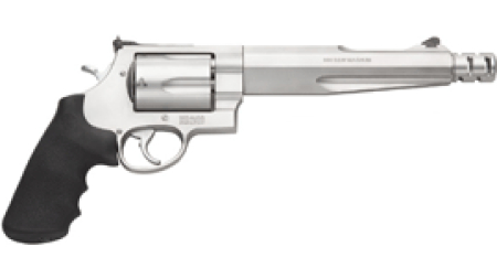 S&W 500 PERFORMANCE CENTER - 500SW 7.5" 5-SH AS SS RUBBER