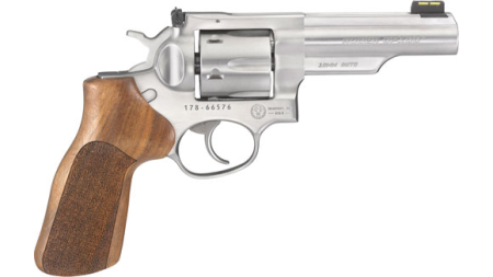 RUGER GP100 MATCH 10MM 4.20" - ADJ. HARDWOOD 6-SHOT