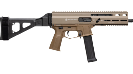 GRAND POWER STRIBOG SP10A3 - 10MM 8" BBL 20RD W/ BRACE FDE